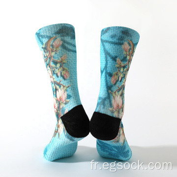 Chaussettes d&#39;impression de mode de sublimation